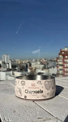 LÍNEA MASCOTAS CHIMU JULIPO ✨: PET BOWL STANLEY| 709 ml FULL PERSONALIZADO - BY JULIPO