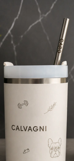 SORBETES PARA QUENCHER (30cm -32 cm ) - unitario PERSONALIZADO A LASER