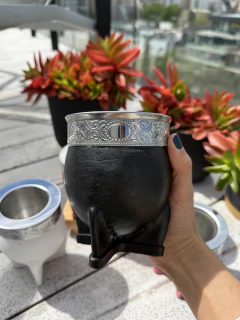 MATE IMPERIAL 1 GRABADO INTERIOR ACERO + BOMBILLA ACERO SIN GRABADO