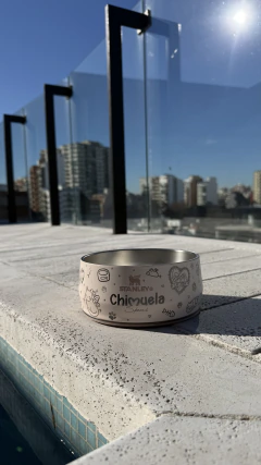 LÍNEA MASCOTAS CHIMU JULIPO ✨: PET BOWL STANLEY| 709 ml FULL PERSONALIZADO - BY JULIPO - BOMBINOX.ARG