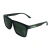 Óculos de Sol Casual Polarizado Mhandala Vertex Retangular Lente Verde G15 – Preto Fosco com Detalhe Metálico e Logo Verde Neon na internet