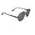 Óculos de Sol Casual Polarizado Mhandala Aviator Hexagonal Lentes Espelhadas Prata – Metal Preto com Ponte Dupla - comprar online