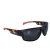 Óculos de Sol Esportivo Casual Polarizado Mhandala Mariner Lente Fumê Escura – Preto Fosco com Hastes Tartaruga e Detalhes Vermelhos - comprar online