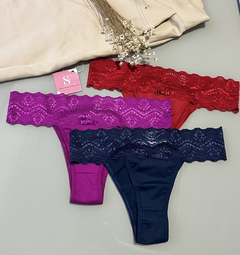 Kit 3 Calcinhas Jurerê - Coleção Made in Floripa - comprar online
