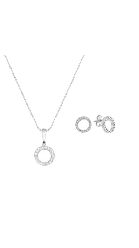 Conjunto Círculo Cravejado