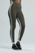 Kit Legging + Blusa Cropped ML Push - Verde Militar - comprar online