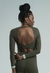 Kit Legging + Blusa Cropped ML Push - Verde Militar - loja online