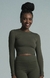 Imagem do Kit Legging + Blusa Cropped ML Push - Verde Militar