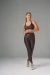 Top Run Dry - Marrom Escuro - Mulher Elástica Sport 