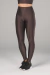 Legging Connection - Marrom Escuro - Mulher Elástica Sport 