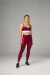 Kit Legging + Top Sport Line - Bordô na internet