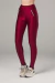 Legging Ziper Reflect - Bordô - Mulher Elástica Sport 