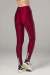 Legging Ziper Reflect - Bordô - loja online