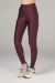 Legging Groove - Bordô Escuro - Mulher Elástica Sport 