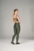 Legging Zip Color - Verde Militar na internet
