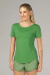 Camiseta Run Style - Verde Folha - Mulher Elástica Sport 