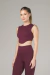Cropped Confort - Bordô Escuro - comprar online