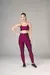 Kit Legging + Bermuda + Top Basic Metalic - Bordô Malbec na internet