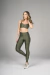 Top Lara - Verde Militar - Mulher Elástica Sport 