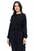 Blusa Ton Rib - Preto