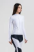 Jaqueta Power Basic Ink - Branco - Mulher Elástica Sport 