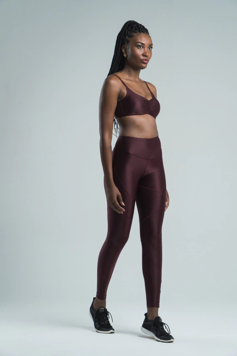 Legging Cristal - Bordô Escuro - comprar online