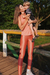 Imagem do Legging Elastic Bolso - Marsala Claro