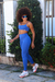 Legging Race Pro - Azul Bic - comprar online
