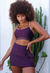 Saia Shorts Athletic - Roxo Intenso