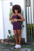 Saia Shorts Athletic - Roxo Intenso - comprar online