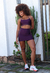 Saia Shorts Athletic - Roxo Intenso na internet
