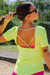 Camiseta Run Style - Amarelo Neon