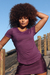 Camiseta Run Compression - Roxo Escuro