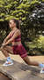 Bermuda Move - Bordô - Moda Fitness | Mulher Elástica 