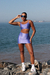Saia Shorts Impact - Lilás Forte