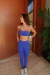 Kit Legging + Top Race Pro - Azul Bic - comprar online