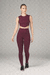 Kit Legging Confort Up + Cropped Confort - Bordô Escuro - comprar online