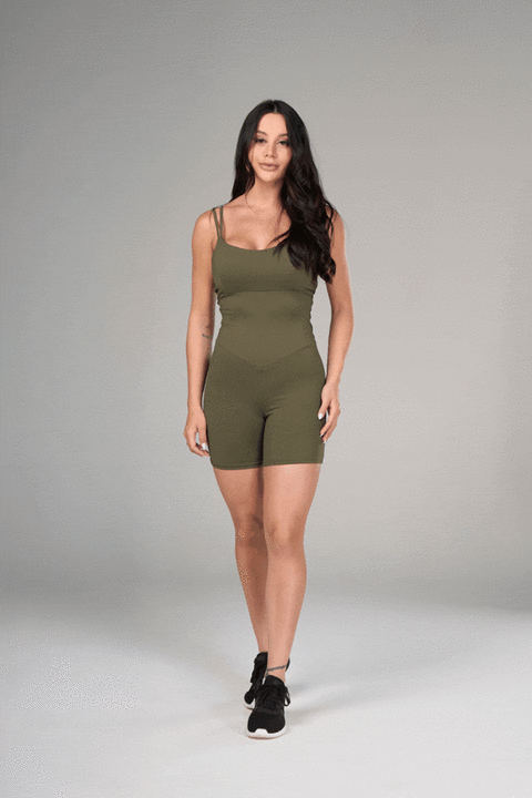 Kit 2 Macaquinho Basic Up - Verde Militar + Bordô Escuro - comprar online