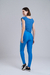 Regata Cropped Power Shape - Azul Cibernético - comprar online