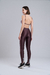 Legging Ziper Reflect - Marrom - comprar online