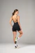 Kit 2 Macaquinhos Dynamic Basic Up - Preto + Verde Oliva - Mulher Elástica Sport | Moda Fitness Feminina