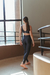 Kit Legging Zíper Reflect + Top Bo Ju New - Grafite na internet