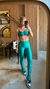Legging Ziper Reflect - Verde Água