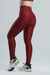 Kit Legging + Top Strong - Vermelho Escuro na internet