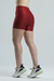 Kit Shorts Strong - Vermelho Escuro + Camiseta Run Style - Laranja Neon