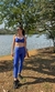 Kit Legging Cristal + Top Lara - Azul Cobalto - Moda Fitness | Mulher Elástica 