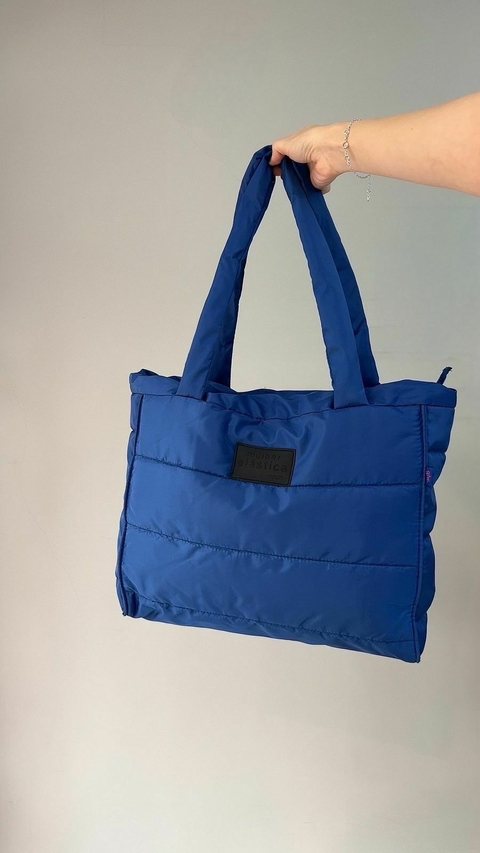 Bolsa Totebag Tecido - Azul