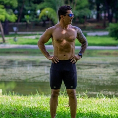 Bermuda Preta Compressão corrida Masculina - comprar online