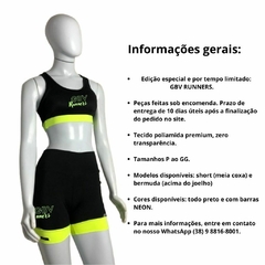 SHORT/ BERMUDA FEMININA COMPRESSÃO CORRIDA - GBV RUNNERS - loja online