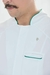 Jaleco classic - Friso Verde - Dra. Jaleco Chic
